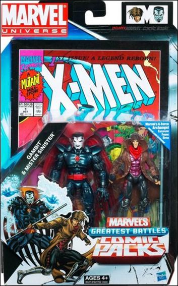 Marvel Universe: Marvel's Greatest Battles (Comic-Packs) figure 12 Gambit and Mister Sinister