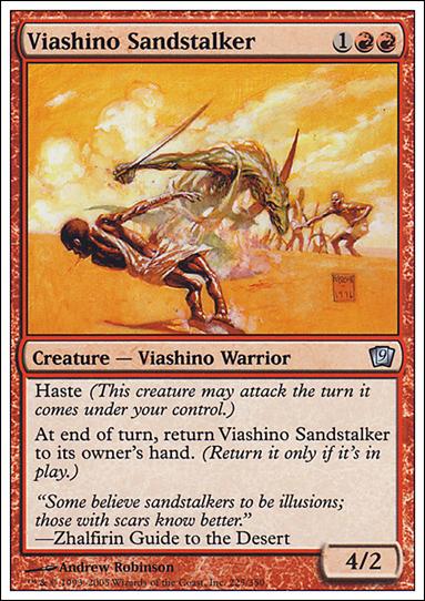 Magic the Gathering: 9th Edition (Base Set) card 225 Viashino Sandstalker
