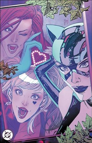 Gotham City Sirens: Unfit for Orbit issue 5-D Guillem March Foil Virgin Cardstock Cover