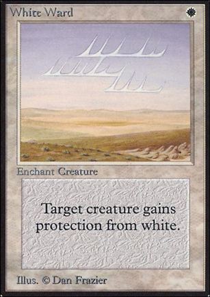 Magic the Gathering: Limited Edition Alpha (Base Set) card 44 White Ward