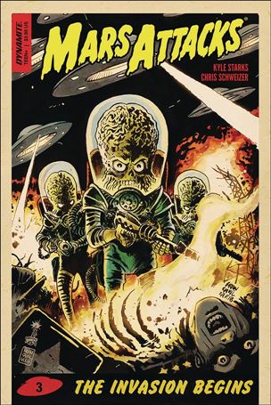 Mars Attacks (2018) issue 3 Francesco Francavilla Cover