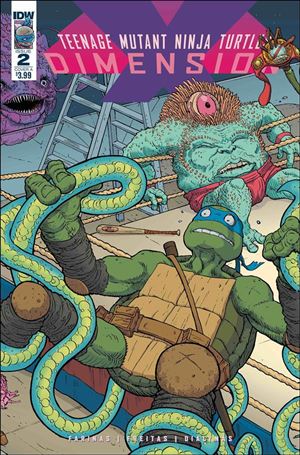 Teenage Mutant Ninja Turtles: Dimension X issue 2 Nick Pitarra Connecting Cover
