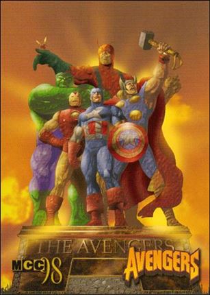 Marvel Creators Collection '98 (Base Set) card 27 Avengers: Avengers Group