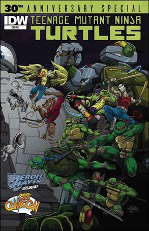 Teenage Mutant Ninja Turtles 30th Anniversary Special issue nn-D Ozzy Fernandez Heroes Haven Wraparound Cover 1/500