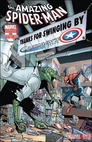 Amazing Spider-Man (1963) issue 666-SE Captain's Comics & Toys Store Cover