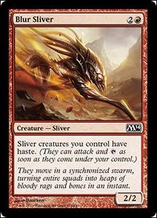 Magic the Gathering: 2014 Core Set (Base Set) card 129 Blur Sliver