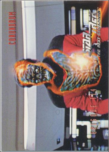 Star Trek: The Next Generation - The Episode Collection Season Five (Base Set) card 471 Conundrum, Episode 114C