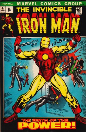 Iron Man (1968) issue 47-B UK Price Cover