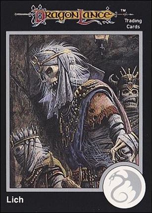TSR 1991 Trading Cards Premier Edition Factory Set (Base Set) card 60 Dragon Lance - Lich
