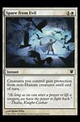 Magic the Gathering: Innistrad (Base Set) card 34 Spare from Evil