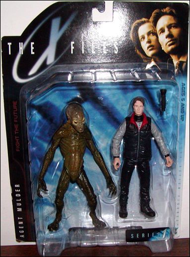 X-Files figure 3 Agent Mulder with Docile Alien