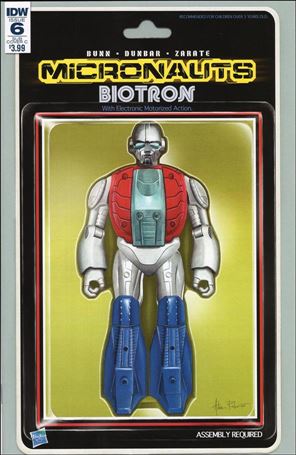Micronauts (2016) issue 6-D Adam Riches Action Figure Subscription Cover
