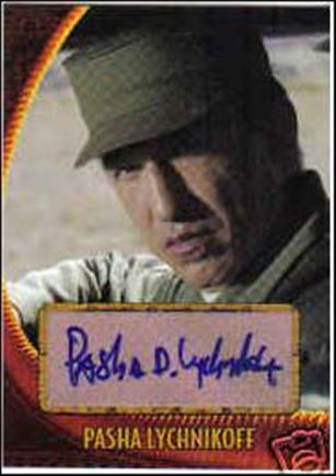Indiana Jones and the Kingdom of the Crystal Skull (Autograph Subset) card nn8 Pasha Lynchnikoff 1/1000