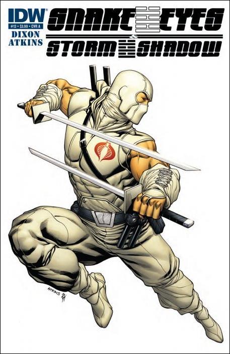 Snake Eyes and Storm Shadow issue 13 Robert Atkins Storm Shadow Cover