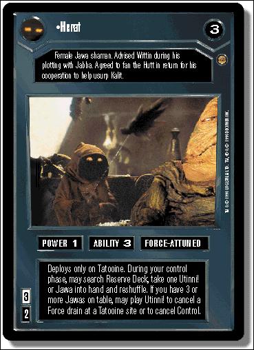 Star Wars: Jabba's Palace Limited (Base Set) card 15 Herat