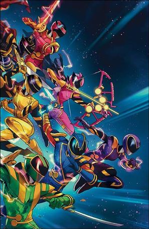Mighty Morphin Power Rangers issue 120-F Anand Ramcheron 1:25 Cover