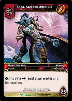 World of Warcraft: March of the Legion (Base Set) card 11 Bo'ja, Arcanist Absolute