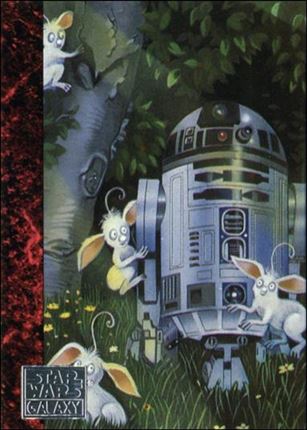 Star Wars Galaxy: Series 1 (Factory Base Set) card 61 If Droids Can Frolic