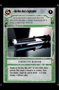 Star Wars: Tatooine Limited (Base Set) card 98 Qui-Gon Jinn's Lightsaber