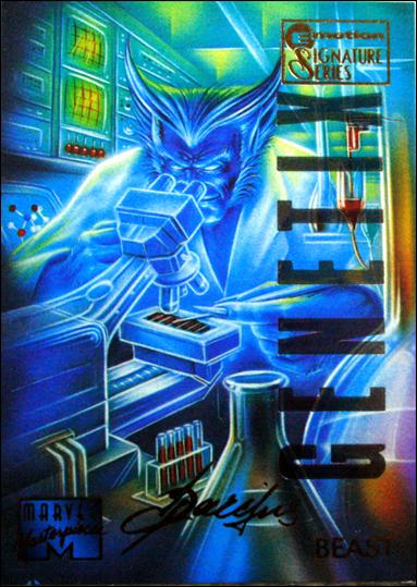 1995 Marvel Masterpieces (Multi-Foil E-Motion Parallel Base Set) card 9 Beast