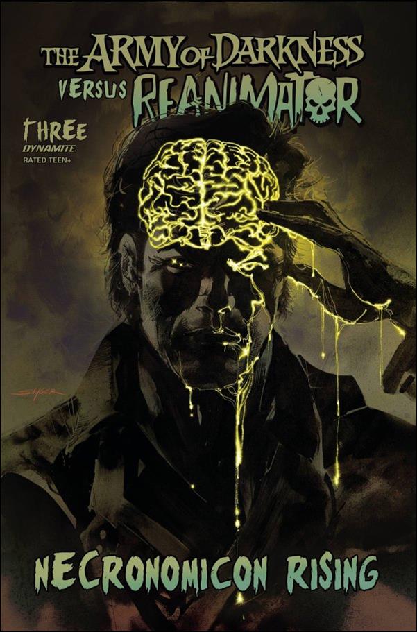 Army of Darkness vs Reanimator: Necronomicon Rising issue 3-D Stuart Sayger Cover