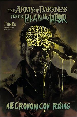 Army of Darkness vs Reanimator: Necronomicon Rising issue 3-D Stuart Sayger Cover