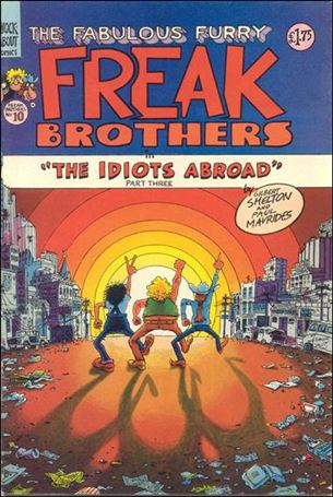Fabulous Furry Freak Brothers issue 10-B U.K. Edition