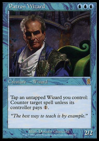 Magic the Gathering: Odyssey (Base Set) card 89 Patron Wizard