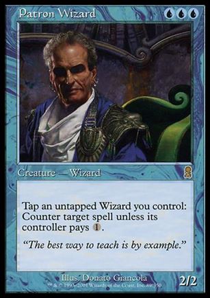 Magic the Gathering: Odyssey (Base Set) card 89 Patron Wizard
