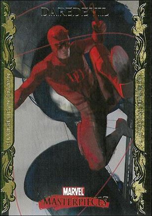 2007 Marvel Masterpieces (Parallel Gold Border Base Set) card 22 Daredevil