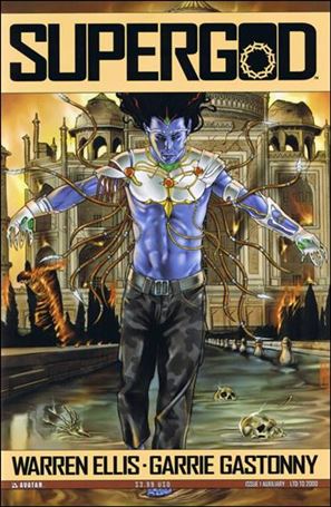Warren Ellis' Supergod issue 1-D Auxiliary Cover 1/2000