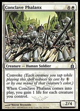 Magic the Gathering: Ravnica (Base Set)  card 10 Conclave Phalanx