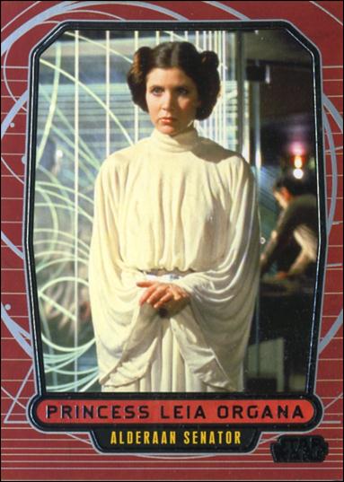 Star Wars Galactic Files (Base Set) card 95 Princess Leia Organa Alderaan Senator
