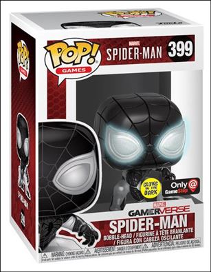 POP! Games figure 399 Spider-Man (GITD Gamestop Exclusive)