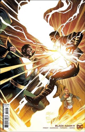 Black Adam issue 11-B Barrows, Ferreira & Herms Cardstock Cover