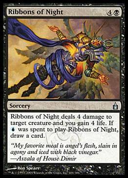 Magic the Gathering: Ravnica (Base Set)  card 101 Ribbons of Night