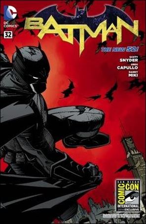 Batman (2011) issue 32-F Greg Capullo San Diego Comic-Con Wraparound Cover