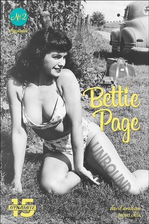 Bettie Page: Unbound issue 2-E Photo Cover