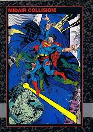 Doomsday: The Death of Superman (Base Set) card 74 Midair Collision!