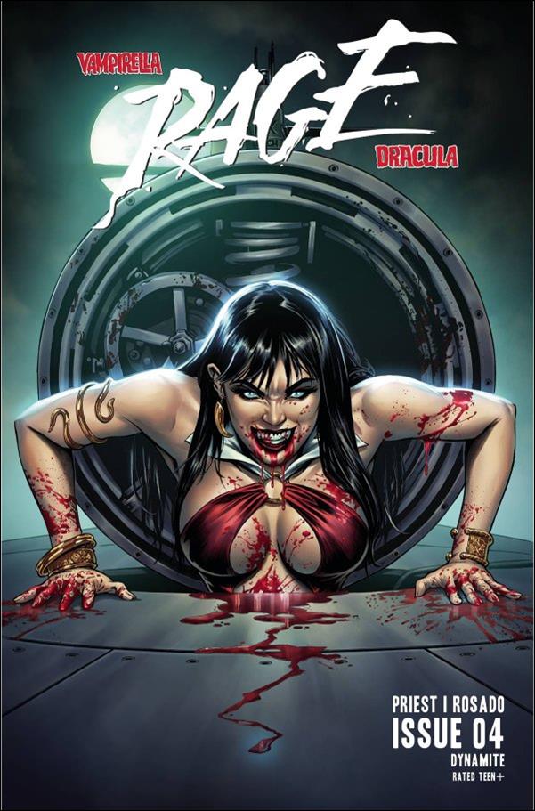 Vampirella / Dracula: Rage issue 4-C Mike Krome Cover