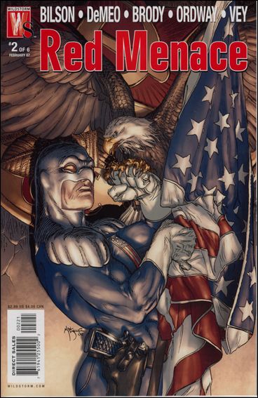 Red Menace issue 2-B Michael William Kaluta 1:10 Cover