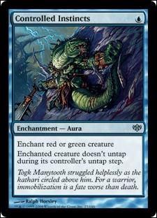Magic the Gathering: Conflux (Base Set) card 23 Controlled Instincts