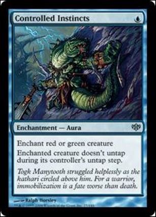Magic the Gathering: Conflux (Base Set) card 23 Controlled Instincts