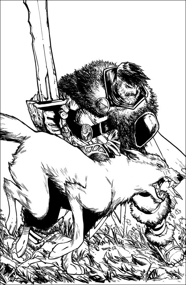 Klaus and the Crying Snowman issue 1-D Humberto Ramos 1:15 Black & White Cover