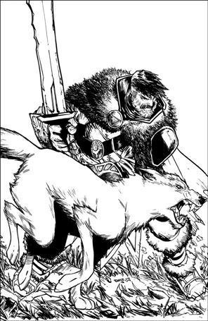 Klaus and the Crying Snowman issue 1-D Humberto Ramos 1:15 Black & White Cover