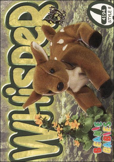 Beanie Babies Series 3 (Artist Proof Parallel Base Set) card 155 Whisper