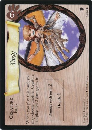 Harry Potter: Quidditch Cup (Base Set) card 36 Doxy