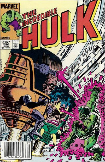 Incredible Hulk (1968) issue 290-B Canadian Price Cover