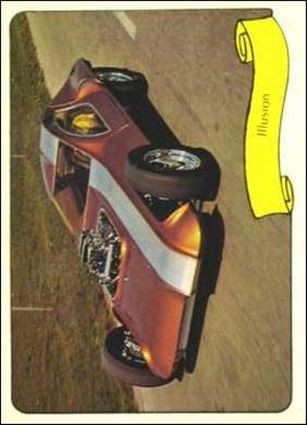 Kustom Cars II (Base Set) card 45-B Illusion (Puzzle Back R Middle Edge)