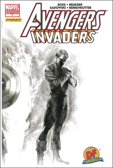 Avengers/Invaders issue 7-C Dynamic Forces Alex Ross Sketch Cover 1/699